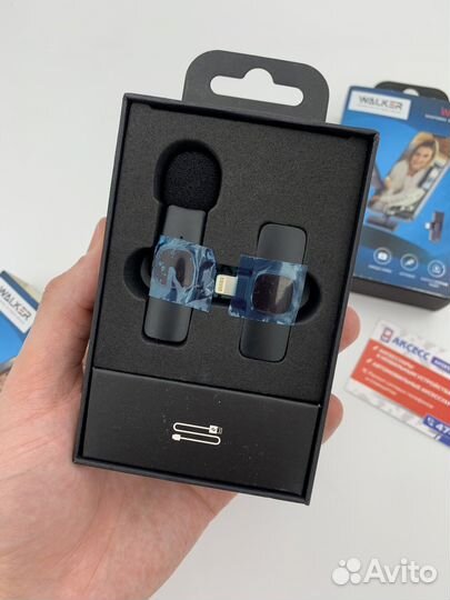 Петличный беспроводной микрофон для iPhone