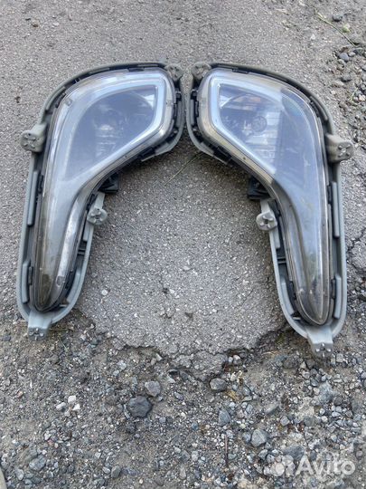 Противотуманки на hyundai solaris 1