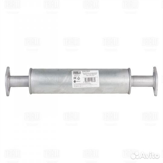 Глушитель Lifan Breez 07- 1.3i доп резонатор алюм