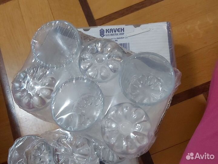 Набор стаканов новый 18 штук