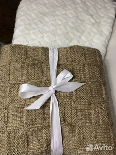 Плед вязаный