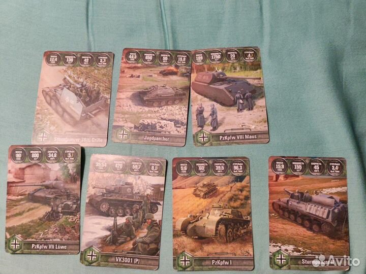 Карточки World of tanks