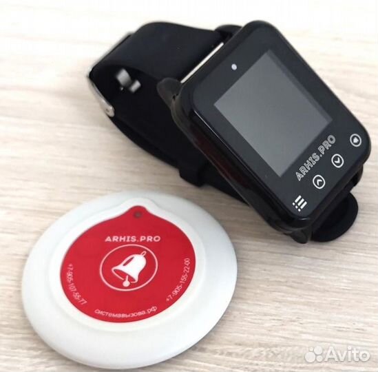 Кнпока вызова официанта и часы-пейджер Элит IP291