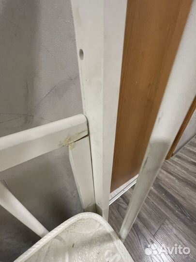 Детская кроватка-люлька с укачиванием и матрасом