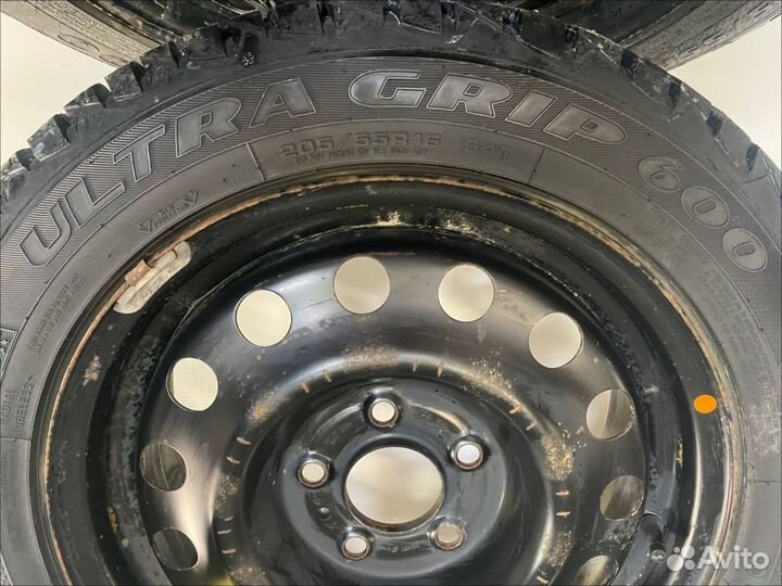 Зимняя(шип) Goodyear 205/55R16 Kia Ceed