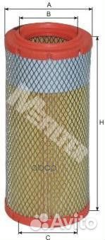 A830 фильтр воздушный H244 D107 d56 kubota A83