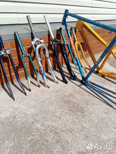 Вилки, рамы,рули, выносы, подседелы