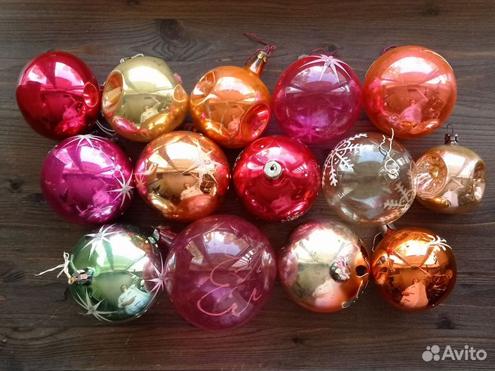 Елочные игрушки СССР, гирлянды