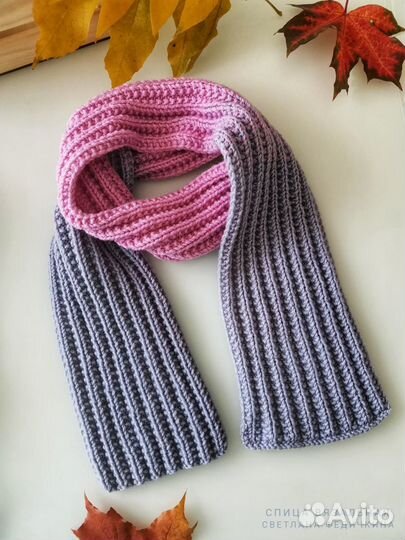 Шапка и снуд ручной работы 50-53 см и 54-57 см