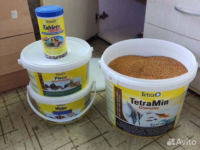 Корма для аквариумных рыбок