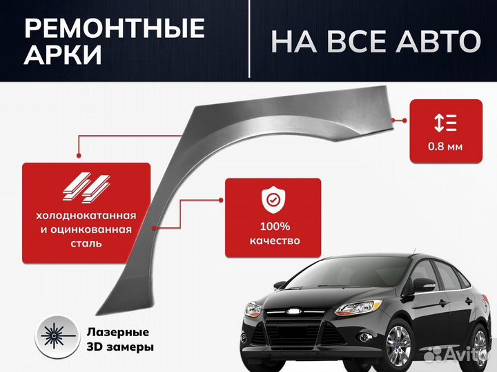 Ремонтная арка Nissan Liberty