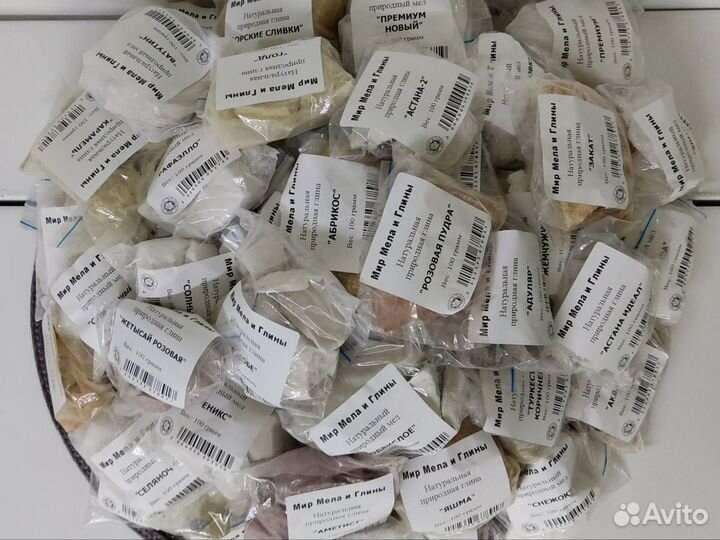 Пищевой мел и глина в наборе