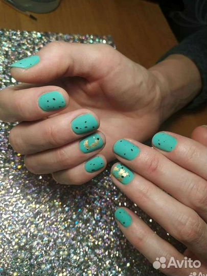 Наращивание ногтей на дому, покрытие гель-лак, ман