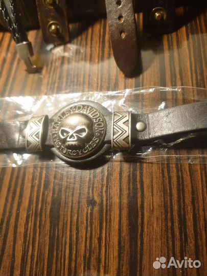 Кожаный Браслет Фенечка Напульсник Мужской аксессу