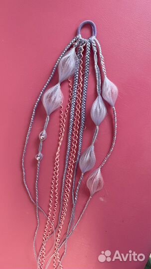 Хвост на резинке Афроприческа