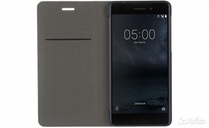 Оригинал Slim Flip Cover для Nokia 6 и Nokia 6.1