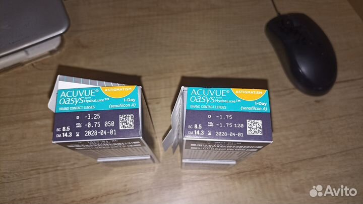 Линзы контактные Acuvue Oasys однодневные