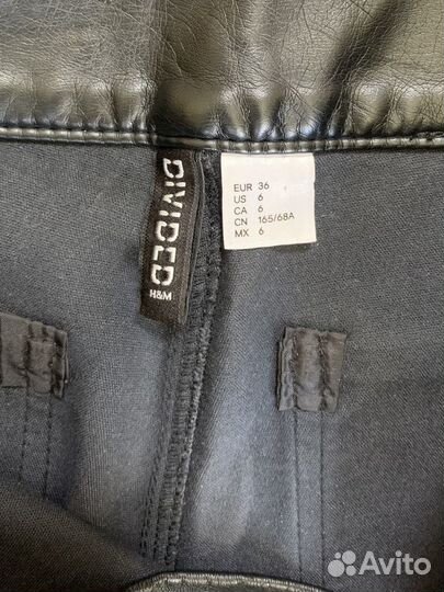 Шорты кожаные H&M