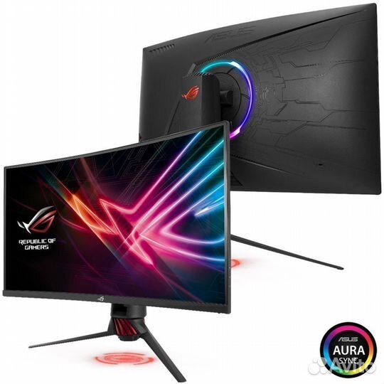 Монитор 144 гц 2к 32 дюйма Asus ROG XG32VQ