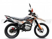Мотоцикл эндуро rockot ZR250 (белый/оранжевый, 21
