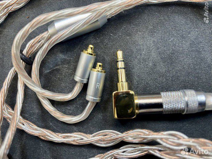 Аудио кабель 8-жил гибрид jack 3.5-mmcx