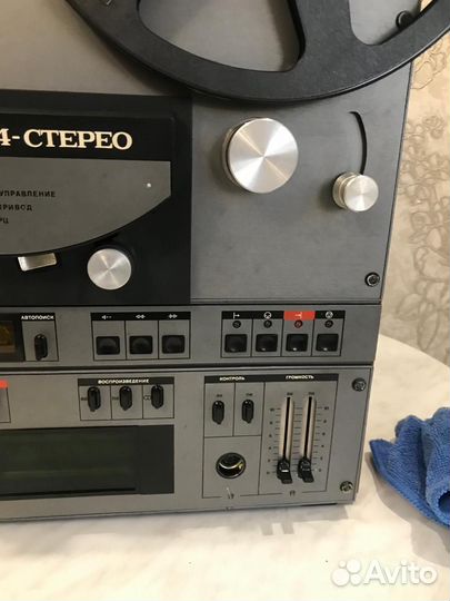 Катушечный магнитофон олимп 004