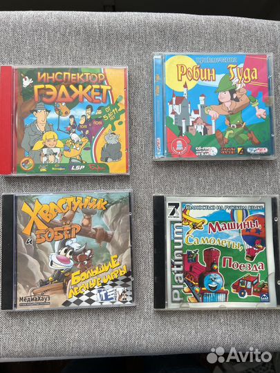 Компьютерные игры на CD - детские