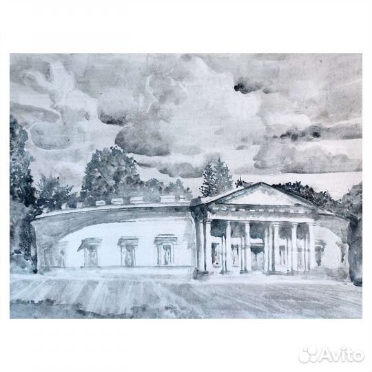 Картина, графика, тушь