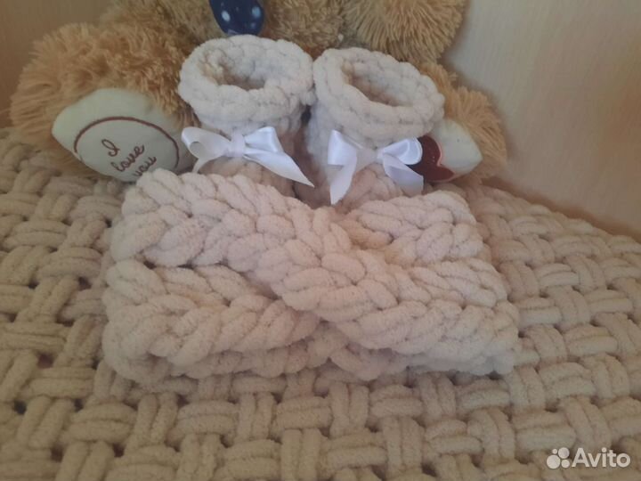 Плед ручной работы