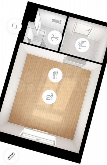 Квартира-студия, 23,2 м², 17/17 эт.