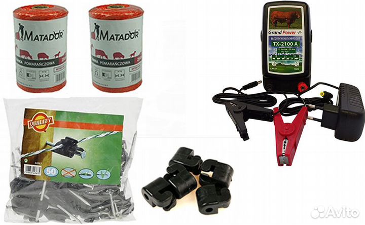 Электропастух комплект на 5 гектар