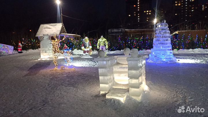Зимние весение парки городки на заказ
