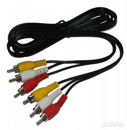 Кабель 3RCA 3RCA 1.5 метр