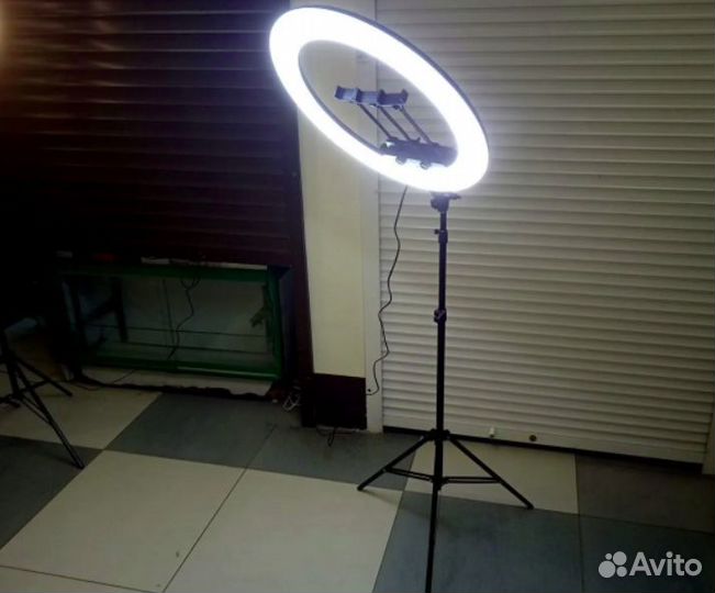 Кольцевая Лампа Для Фoто Видео 56 см + Штатив 2 м
