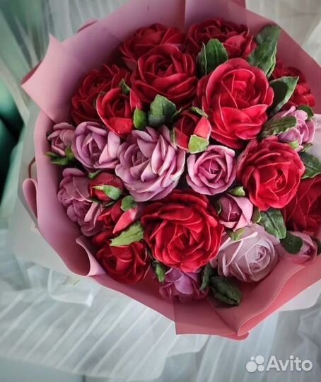 Шикарные зефирные цветы съедобные