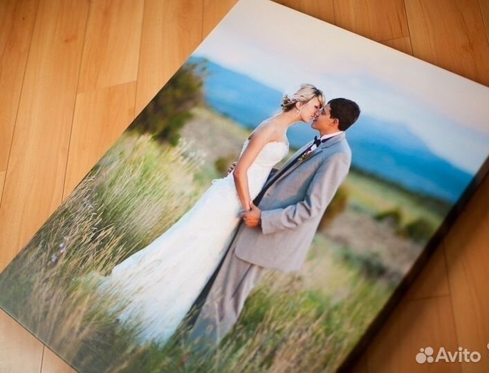 Печать на холсте за один день,кружки+фото+надпись