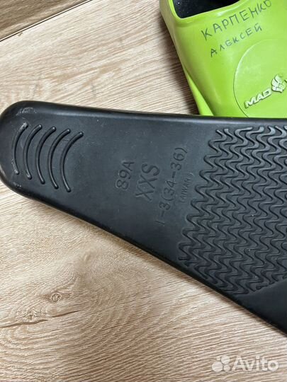 Ласты mad wave 34-36