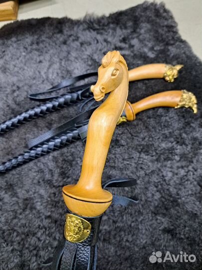 Нагайка подарочная с художественным литьем