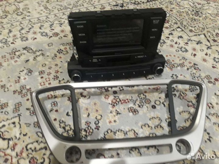 Штатная магнитола солярис