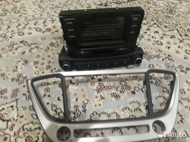 Штатная магнитола солярис