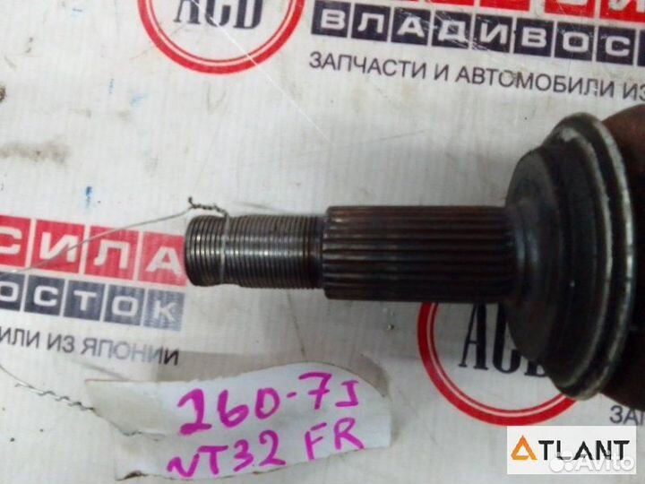 Привод передний правый nissan X-trail