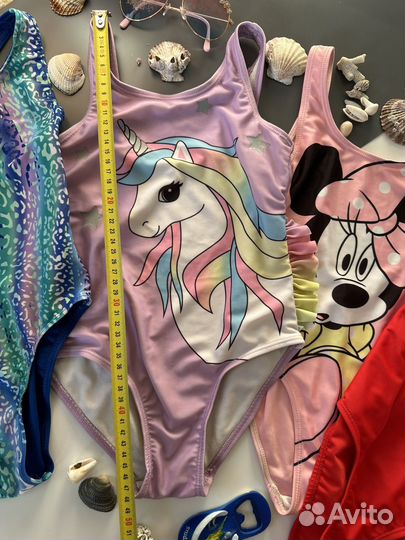 Купальник для девочки 104 116 122 128 Сланцы