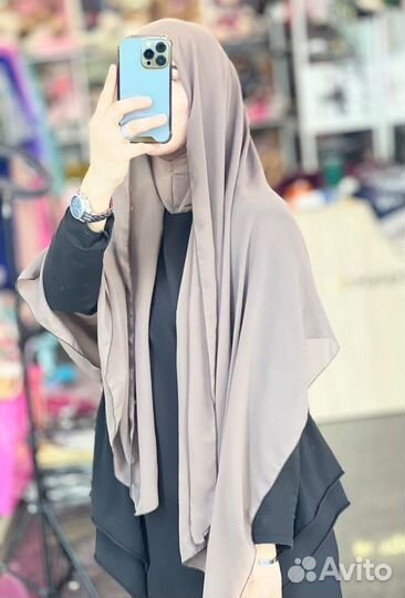 Хиджаб готовый Бони с шейлой