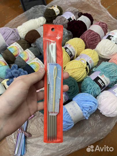 Пряжа нитки для вязания цена за все