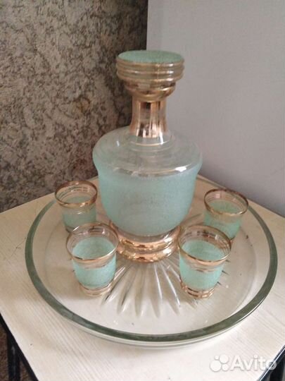 Графин обсыпной СССР 70г.г