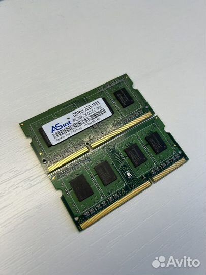 Оперативная память DDR3 1333 мгц 2 gb, 1 gb