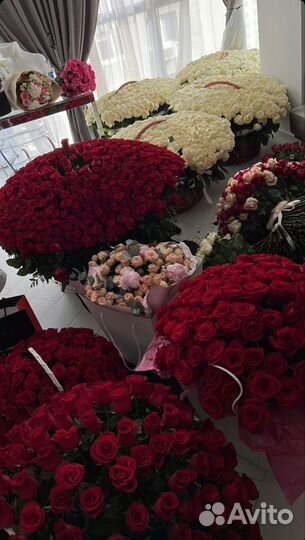 Цветы Букеты 101 Роза