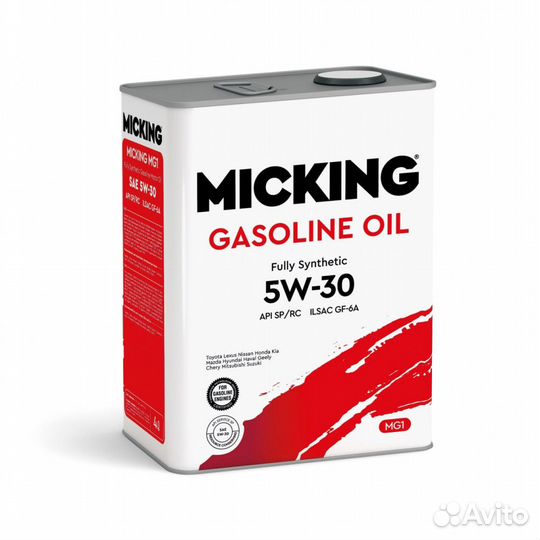 Масло моторное 5w30 Micking Микинг