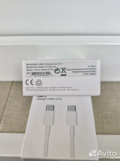 Провод для зарядки Apple USB-C/USB-C 2м оригинал