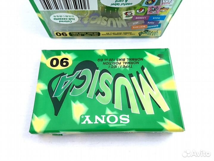 Аудиокассеты кассеты Sony Musica 90 - Normal